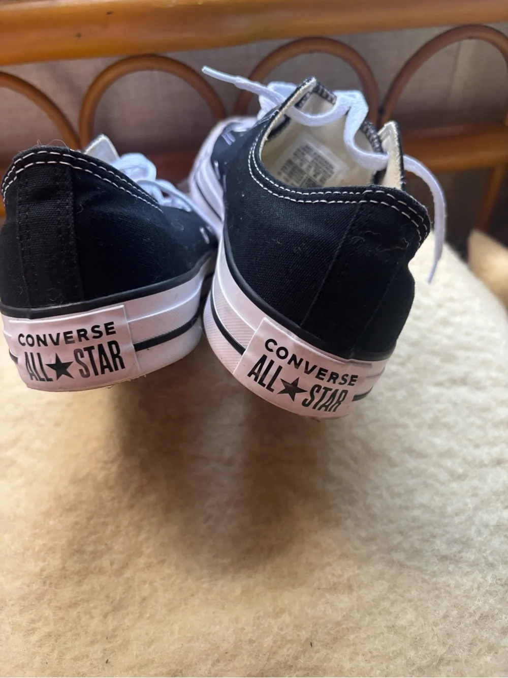 New Converse Chuck Taylor All Star Low Top Sneakers -black size men 11